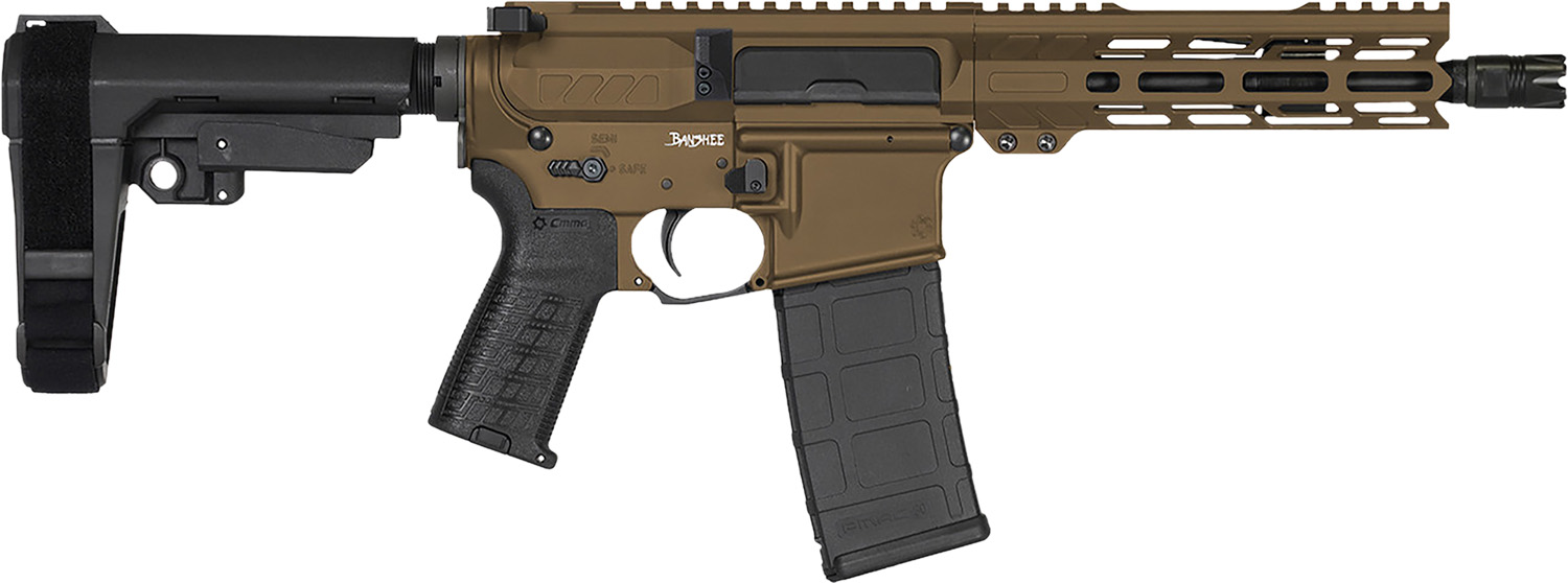 CMMG Banshee MK4 .300 AAC Blackout Semi-Auto 8 in Threaded Barrel 30rd Midnight Bronze