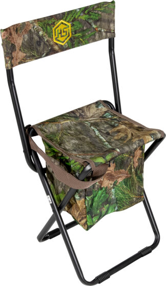 Hunters Specialties Camo Dove Chair with Back, Realtree Xtra Green Polyester Seat