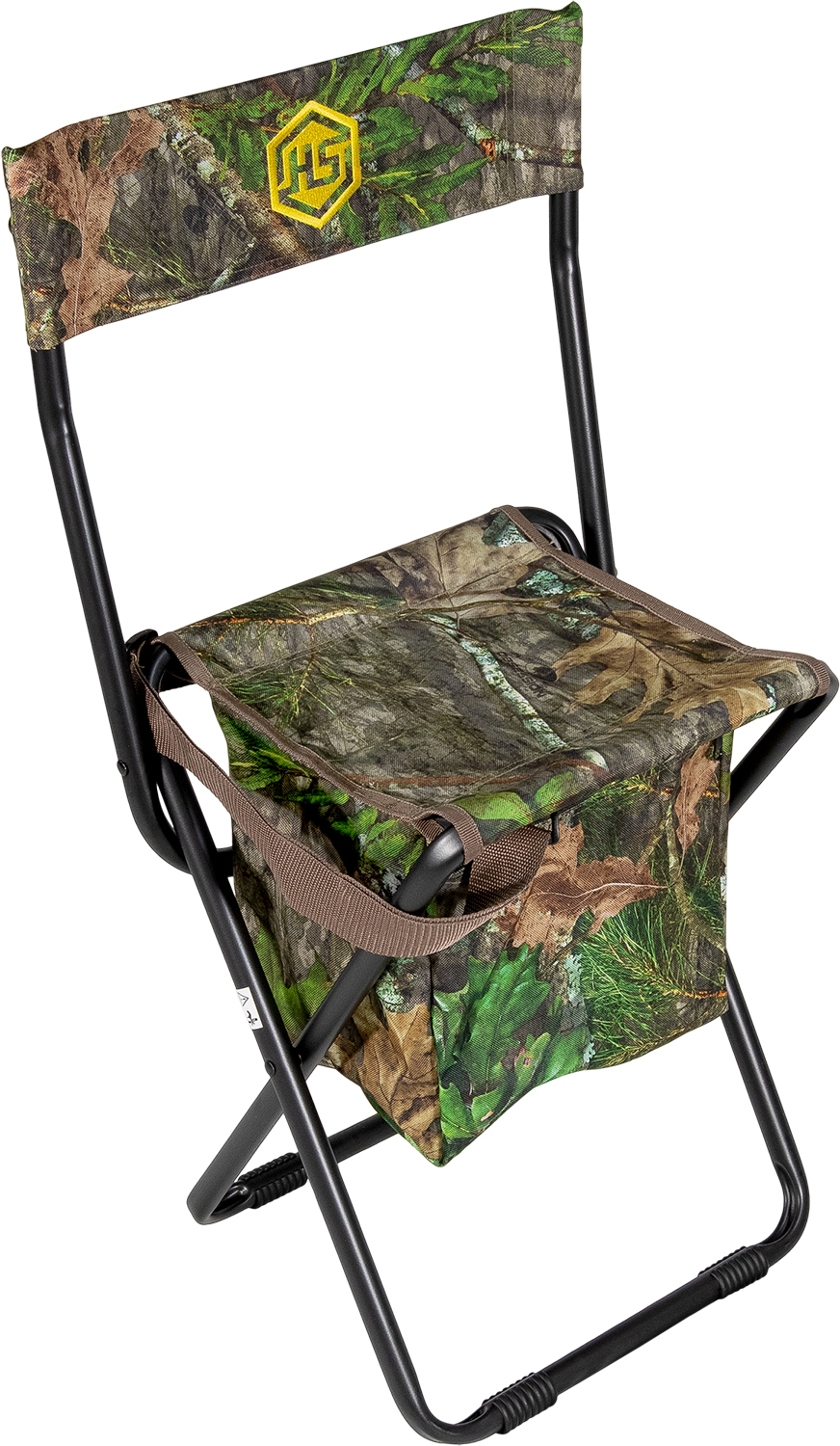 Hunters Specialties Camo Dove Chair with Back, Realtree Xtra Green Polyester Seat