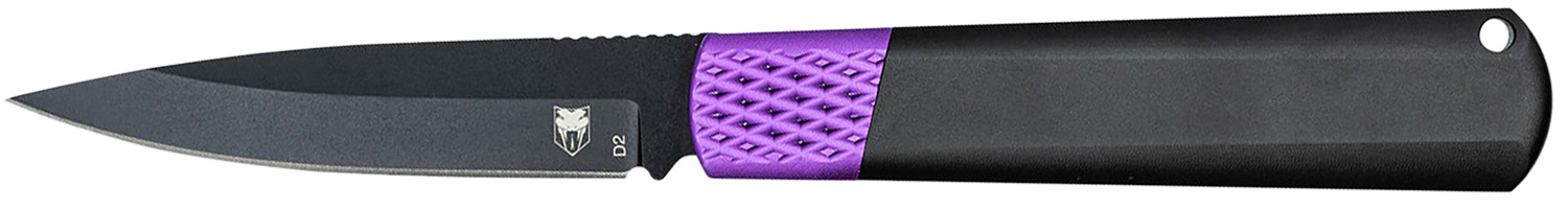 Cobratec Gideon Hidden Release Automatic Knife 3 in D2 Steel Blade Black/Purple