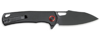 CobraTec Knives CTWOLVERINEGRN Wolverine 3.13" OTF Drop Point Plain Black TiCN D2 Steel Blade, 4.25" Black Textured G10 Handle