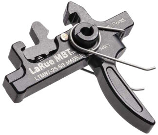 Larue Tactical MBT-2S-SB Two-Stage Straight Trigger, Black, 4.5 lb Pull