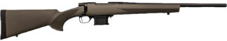 Howa M1500 Mini Action .22 ARC 22" Threaded Barrel 5+1 Bolt Rifle, Green Synthetic Stock