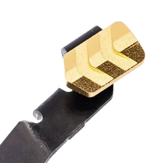 Tyrant CNC Extended Slide Release 9mm Glock 42/43/43X/48 Gold 6061 Aluminum