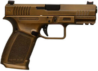 GForce Arms RPX9 Exodus 9mm Semi-Auto Pistol 15+1 rd 4in Barrel Bronze Cerakote