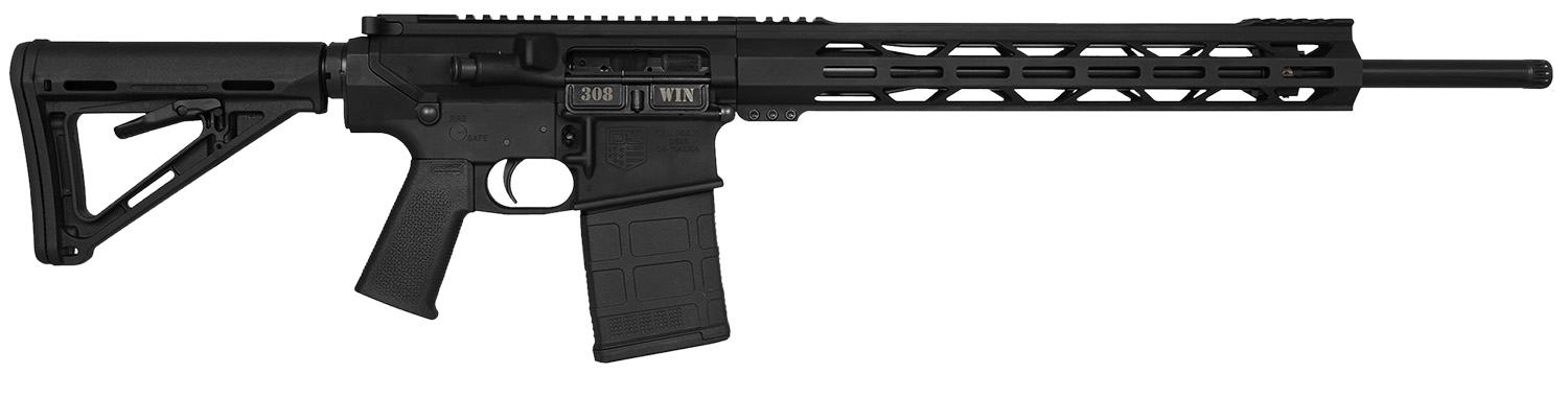 Diamondback DB10 Semi-Auto .308 Win 20 in Carbon Series Rifle, 20+1 Rounds, Black Hard-Coat Anodized
