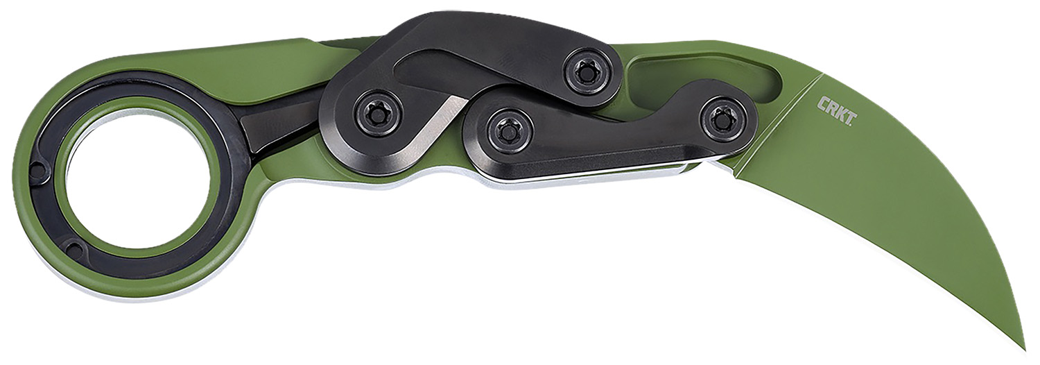Columbia River CRKT 4040BG Provoke Kinematic Karambit 2.41in D2 Steel Blade Bright Green