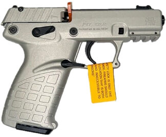 Kel-Tec P17SA compact .22 LR pistol with threaded barrel and rail