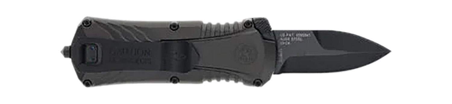 M&P Accessories MP OTF Compact Assisted Knife 1.90 in Stainless Steel Blade Gray/Black