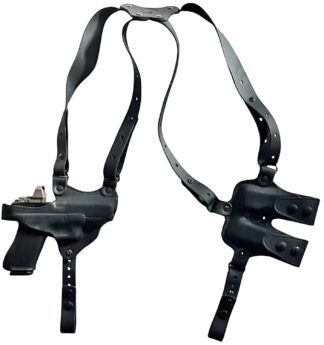 1791 Gunleather NSS2.4SBLHR Optic Ready Shoulder Holster, Horizontal, Right-Hand, Black