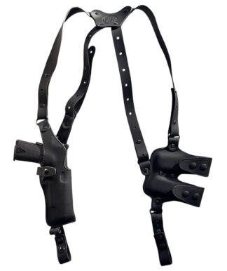 1791 Gunleather NSS2.4SBLVR Optic-Ready Vertical Shoulder Holster, Stealth Black, Right-Hand