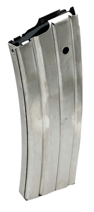ProMag Ruger Mini-14 30-Round .223 Rem/5.56 NATO Silver Nickel-Plated Magazine