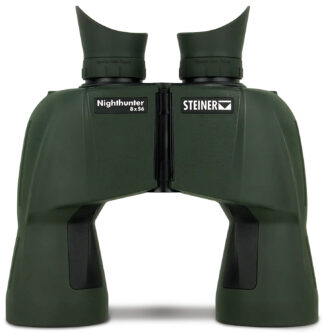 Steiner 2070 Nighthunter  8x56mm BaK-4 Porro Prism, Auto Focus, Matte Green Makrolon w/Rubber Armor