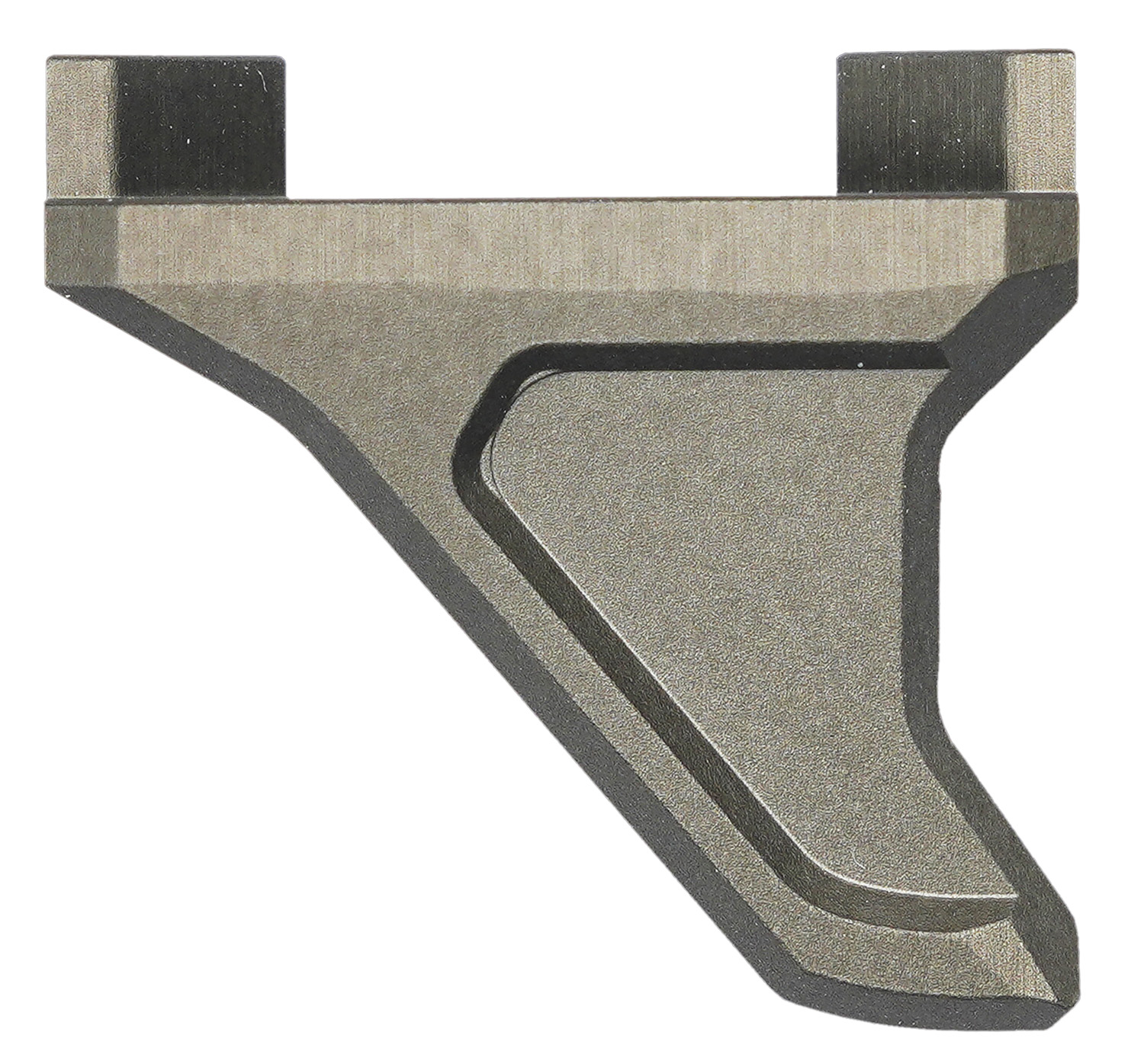 Q LLC Deluxe Q-Sert Barricade Stop Small Silver Anodized Aluminum