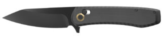 Outdoor Edge Sentinel SL1C 3.15 in Drop Point Folding Knife, Black Oxide 8Cr13MoV SS Blade, G10 Handle