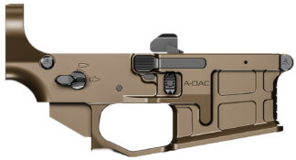 Radian Weapons AX556 a-DAC 15 AR15-Style Lower Receiver, Semi-Auto, 7075-T6 Aluminum, Brown Cerakote