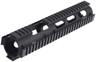 Leapers MTU015 Model 4/15 Drop-In Quad Rail Handguard, Aluminum, Matte Black