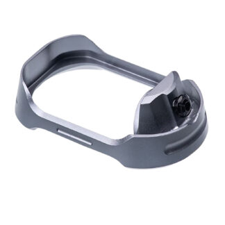 Tyrant CNC TDG17MWG5GREYBLACKSCRE Magwell Fits Glock 17 Gen 5 Grey Aluminum