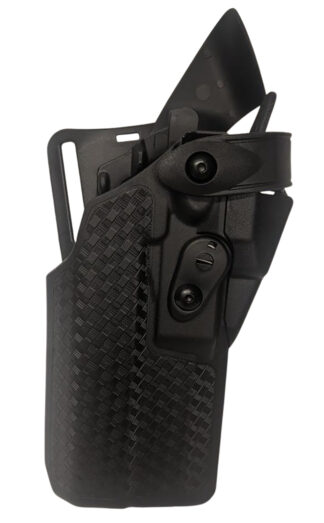 Safariland 7360RDS 7TS Mid-Ride Holster with Red Dot Optic, ALS Retention, Right Hand, Black Basketweave