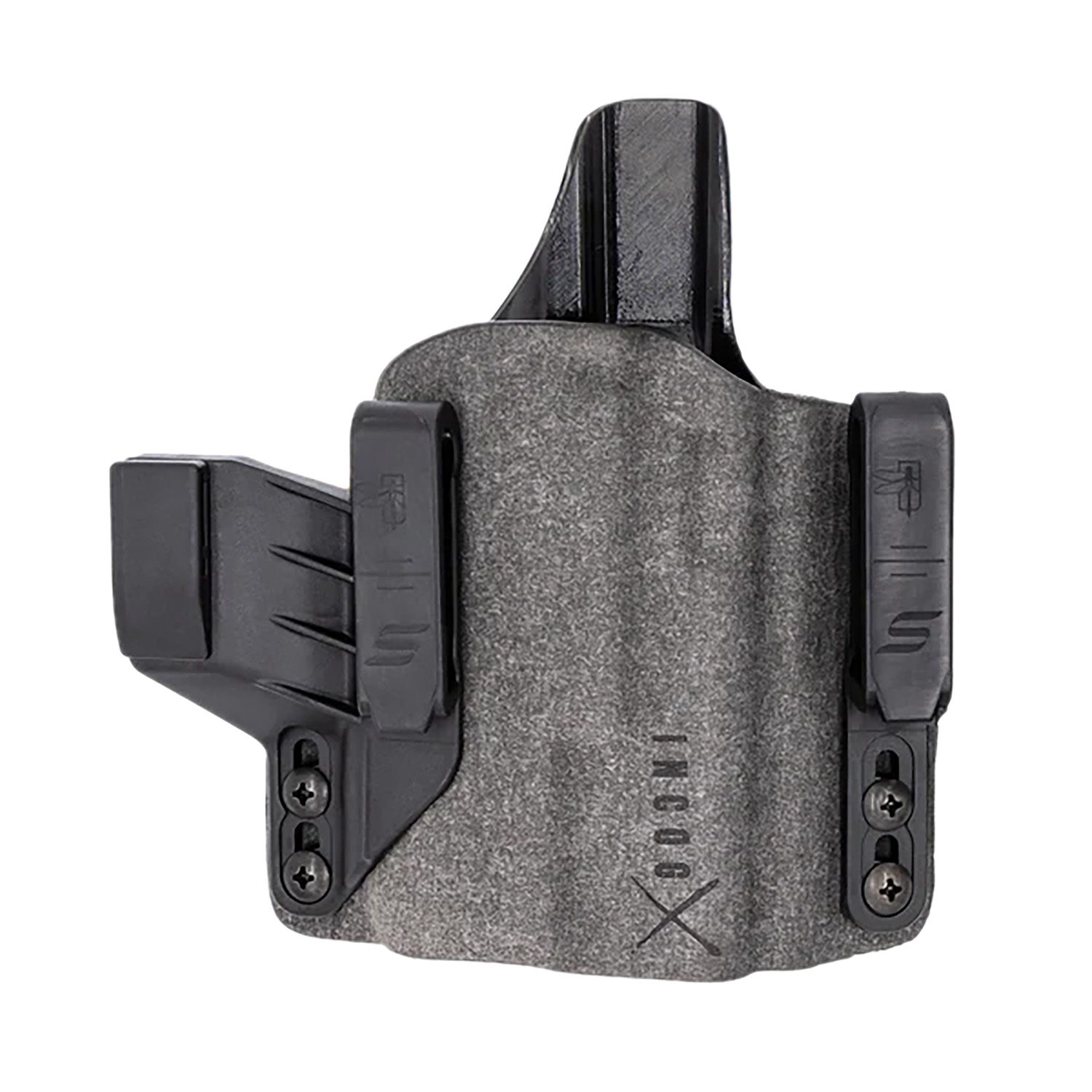 Safariland INCOG X IWB Holster Gray Right Hand Belt Clip, Fits Smith & Wesson Shield Plus