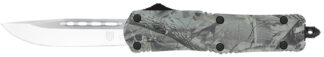 Cobratec Knives FS-3 Woodland OTF Knife, 3 in D2 Steel Blade