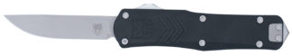 CobraTec Knives SBLKFSXGEN3DNS FS-X Gen III Small 2.75" OTF Drop Point Plain Stonewashed D2 Steel Blade, 3.88" Aluminum Handle