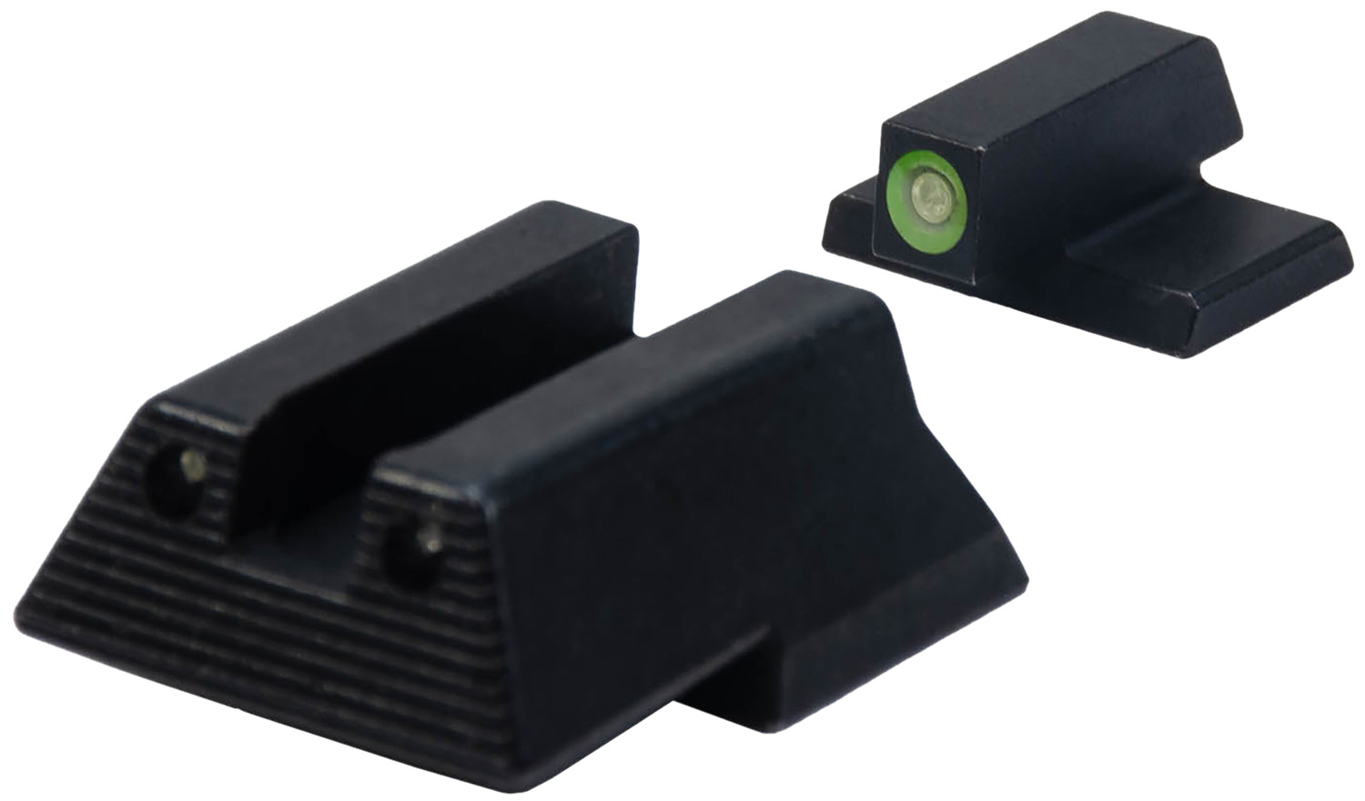 Heckler & Koch Night Sight Set Green Tritium Black Frame Fits VP9/P30/VP40/HK45