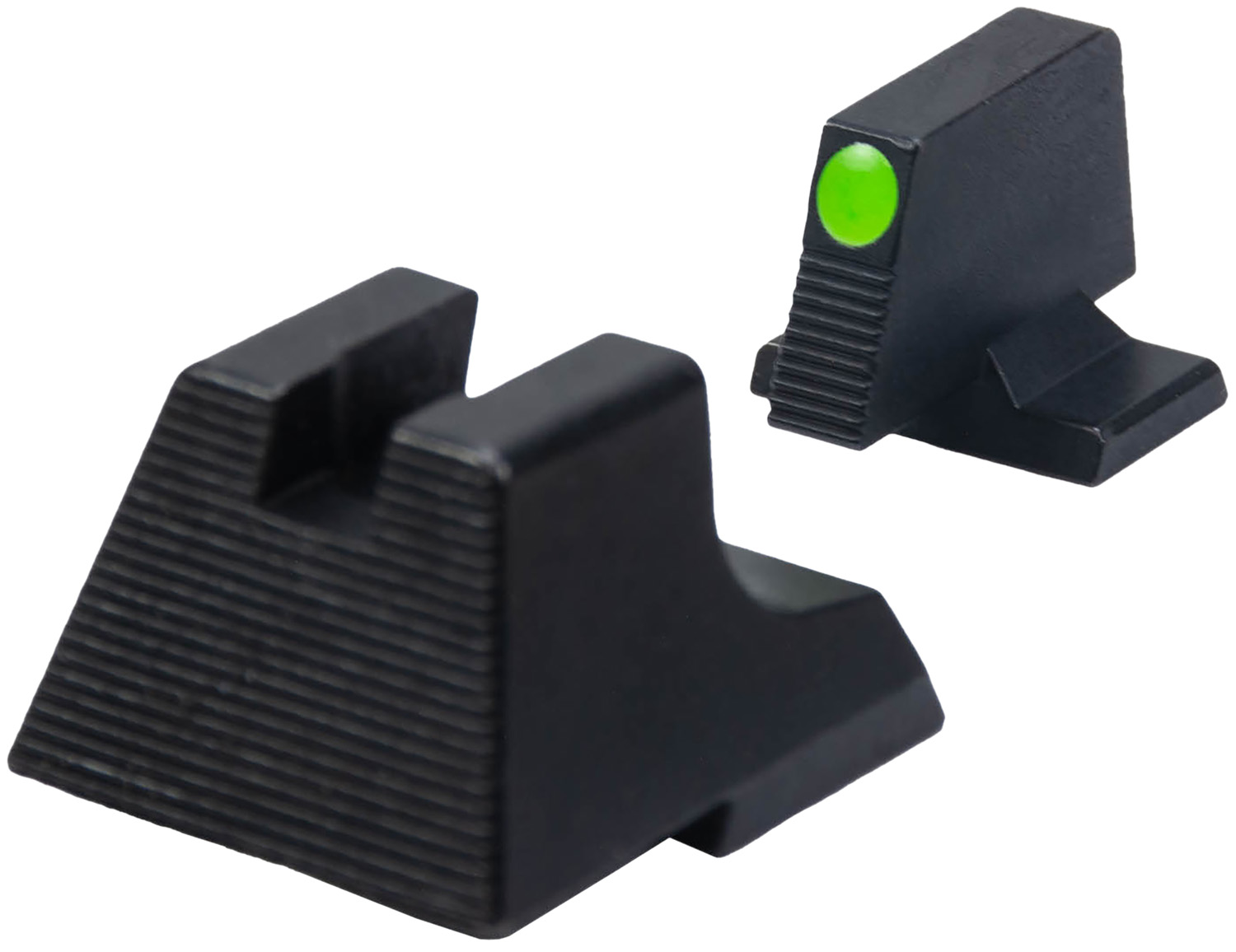 Heckler & Koch Elevated Sight Set for VP9/VP40/P30/HK45, Green Dot Front, Black Rear