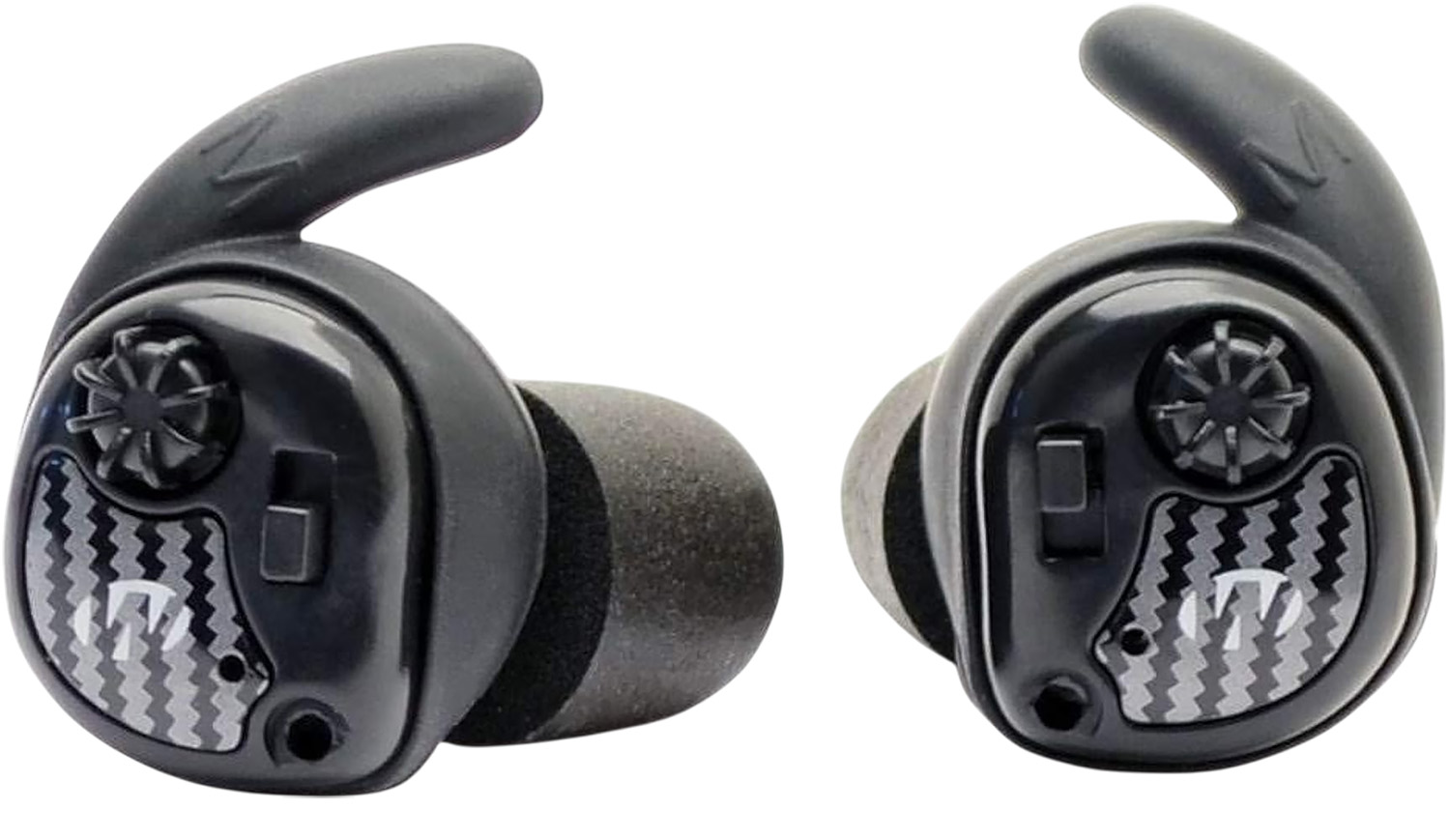 Walkers Isolator Electronic Ear Plugs 25 dB Noise Reduction In-the-Ear Black