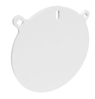 Birchwood Casey AR500 Gong Round Steel Target 10 in Round, 0.38 in Thick, Hanging