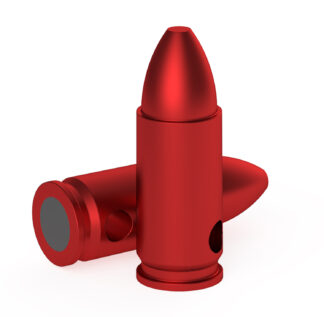Birchwood Casey Duracap Training Rounds 9mm Aluminum, Anodized Red, 6-Pack Snap Caps
