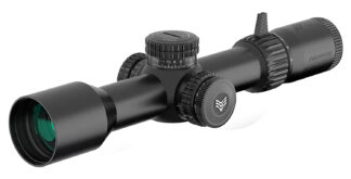 Swamp Fox Warhawk Tactical 5-25x56mm Riflescope, 34mm Tube, Sharpshooter MOA Reticle