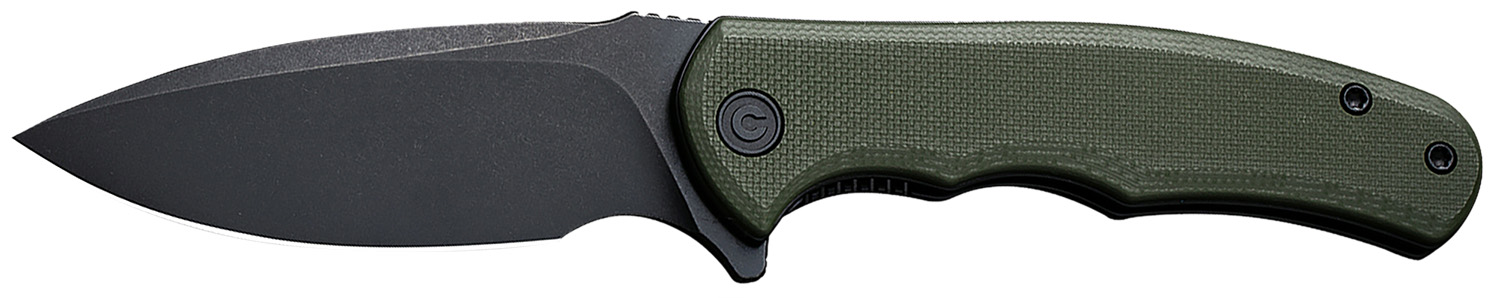 CIVIVI Mini Praxis Flipper Liner Lock Knife 2.98" D2 Blade OD Green G10