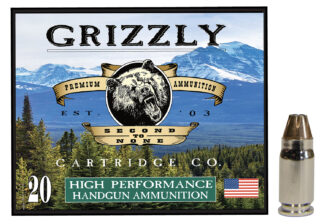Grizzly Ammo GC357S2 .357 SIG 90 gr JHP 20 Rounds