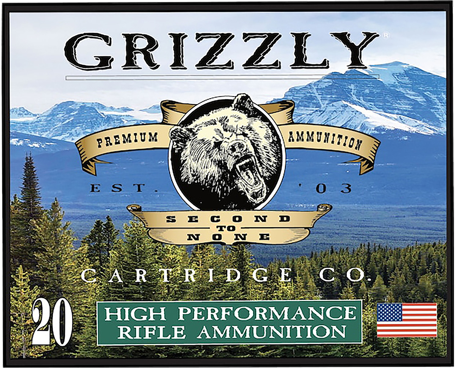 Grizzly Ammo GC357M15 .357 Magnum 148 gr FMJ Flat Point 20-Round