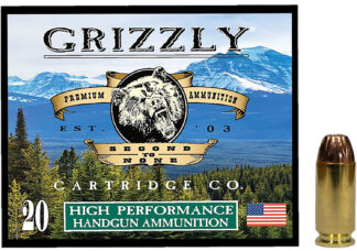 Grizzly Ammo GC4SW1 .40 S&W 200 gr JHP 20-Round Box