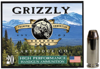Grizzly Ammo GC10M4 10mm 180 gr JHP 20 Rounds