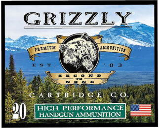 Grizzly Ammo GC44M+P2 .44 Magnum +P 240 gr JHP 20 Rounds Per Box