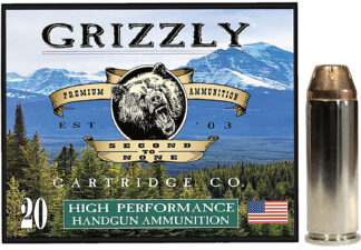 Grizzly Ammo GC45C+P3 .45 Long Colt +P 225 gr JHP 20-Round Box
