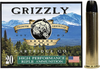 Grizzly Ammo GC45/701 45-70 Government 405 gr Round Nose Flat Point 20 Rounds Per Box