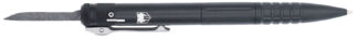 Cobratec Knives CNCOTFPBLKGEN2 Generation 2 OTF Tactical Pen Knife, 1.75 in D2 Blade, Black Aluminum