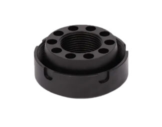 SilencerCo AC4745 Charlie Direct Thread Mount Fits M13x0.75 Stainless Steel Oxide Black