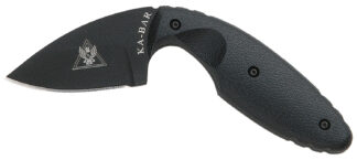 Ka-Bar TDI Law Enforcement 2.31 in Fixed Drop Point Blade Knife, AUS-8A SS, Black Zytel Handle