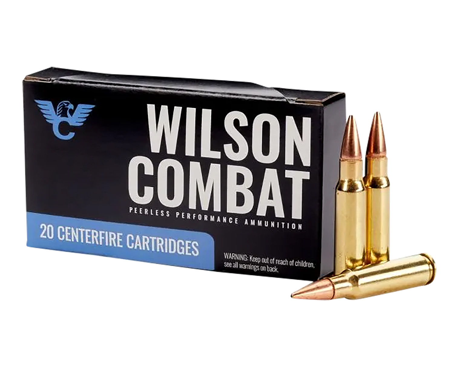 Wilson Combat A68110BTHP 6.8mm Remington SPC 110 Grain Hollow Point Boat Tail BTHP Ammo