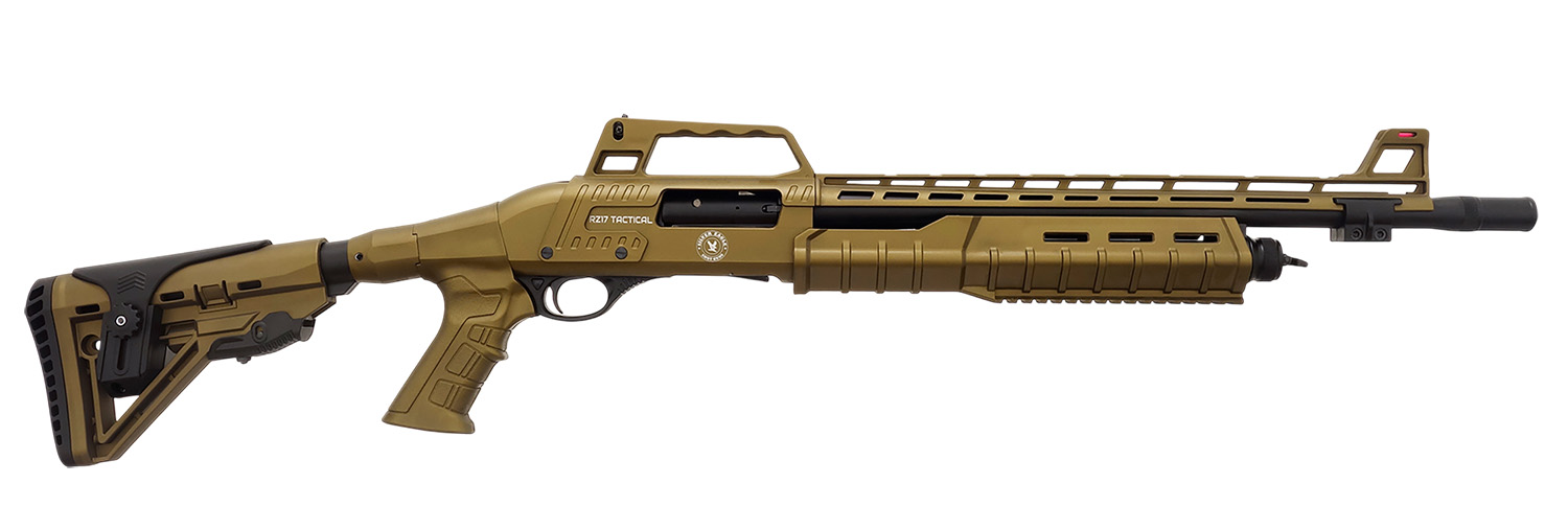 Silver Eagle Arms RZ17TACSB 12 Gauge Pump Shotgun 18.5 in 4+1 Bronze Finish