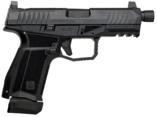 AREX Delta M Gen2 9mm Striker-Fired Pistol, 4in, 15+1, Black, Optic Cut/Serrated