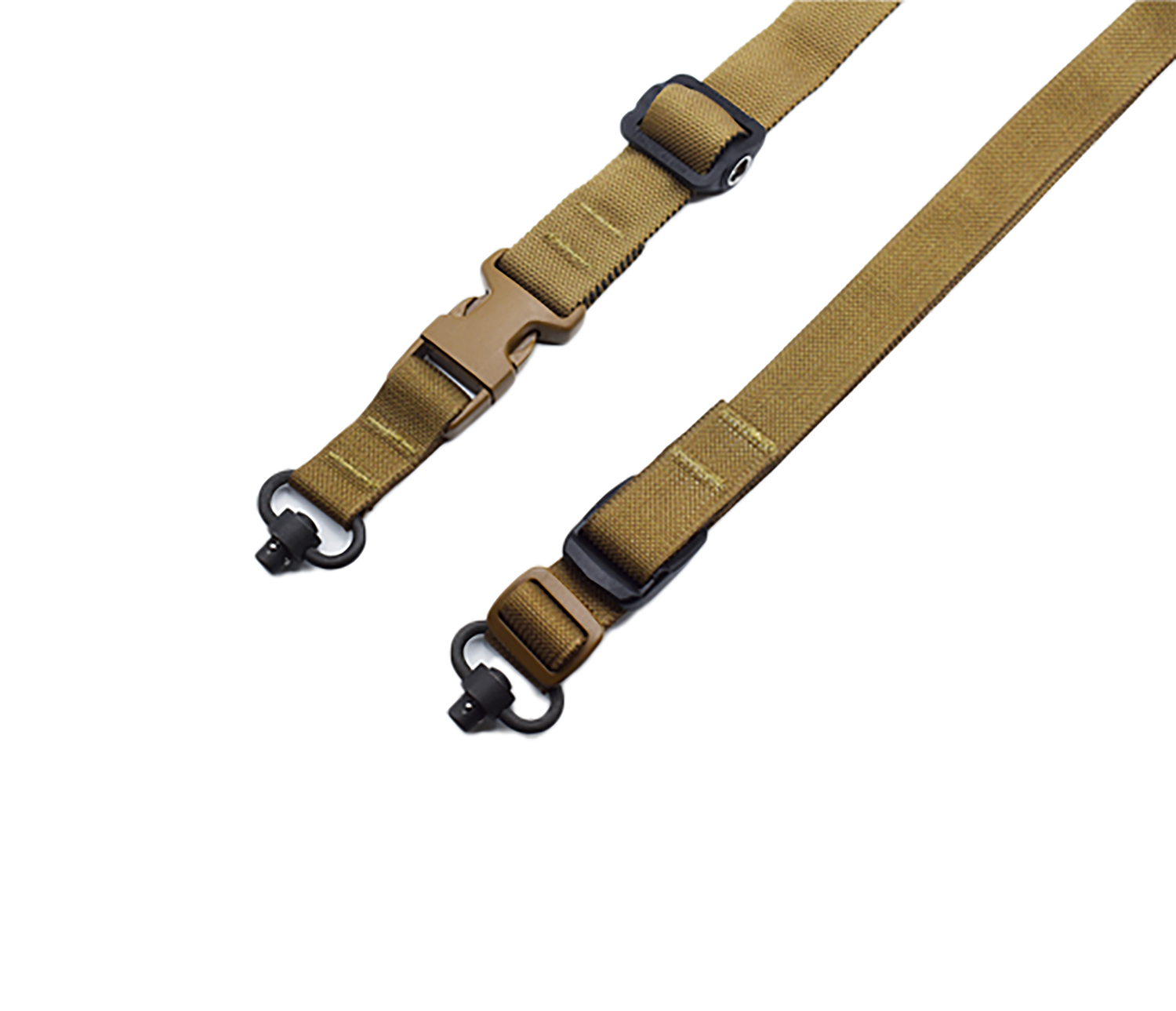 Tac Shield Warrior 2-in-1 Sling, Coyote Tan Webbing, Two-Point Rifle/Shotgun
