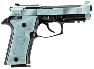 Beretta USA SPEC0714A 80X Cheetah Micro-Compact Frame 380 ACP 13+1 4.40" Black Barrel, Blue Steel Optic Ready/Serrated Slide, Blue Aluminum Frame w/Beavertail & Picatinny Rail, Vertec Grip