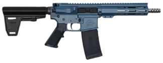 Great Lakes GL15223SSPBBLU .223 Wylde Semi-Auto AR-Style Pistol 7.5 in, 30+1