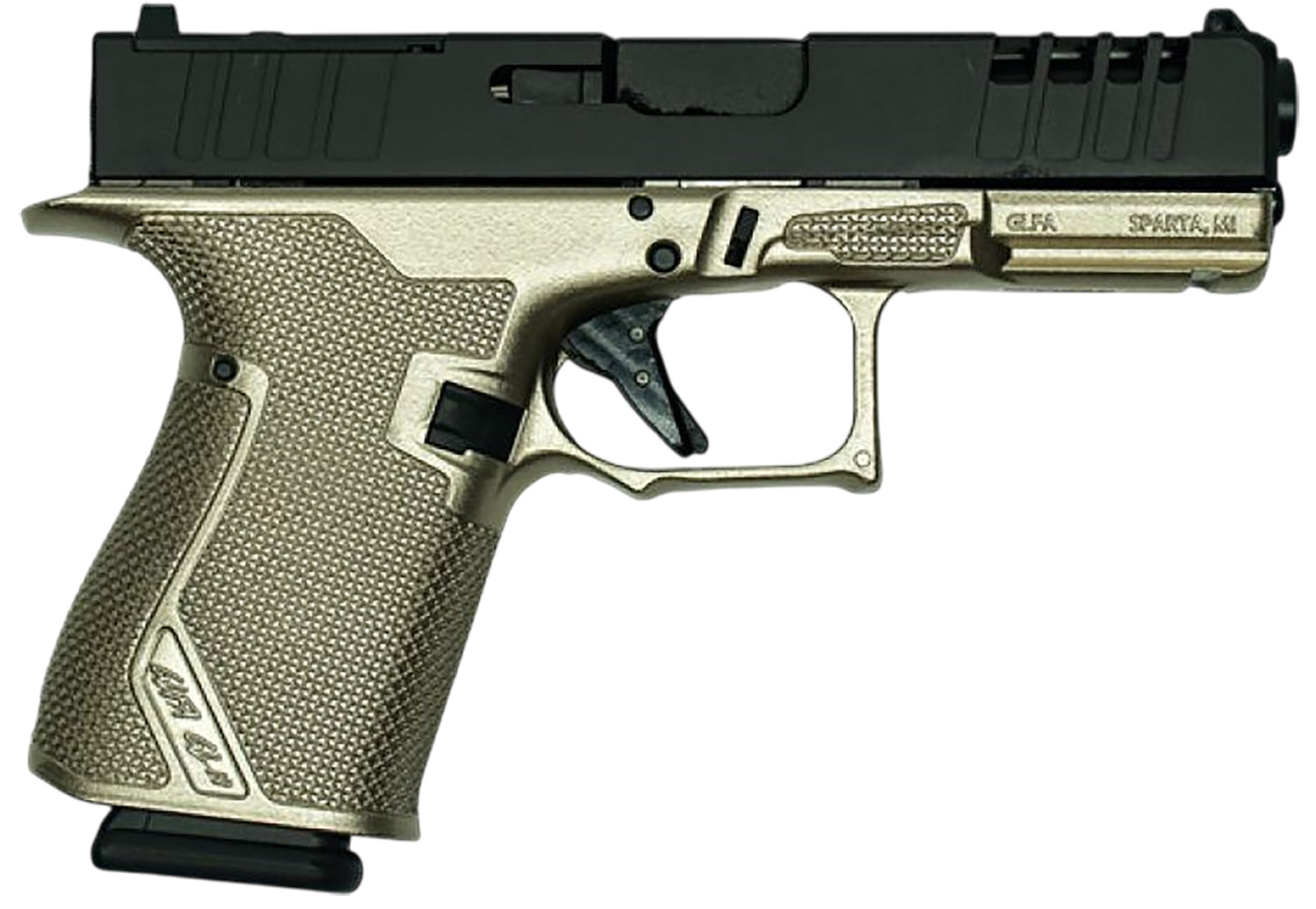 Great Lakes GL19GPLT Striker Compact 9mm Semi-Auto Pistol, 4 in Barrel, 15+1 Rounds